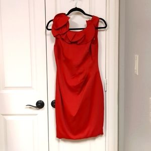 Karen Millen Red/Orange Dress